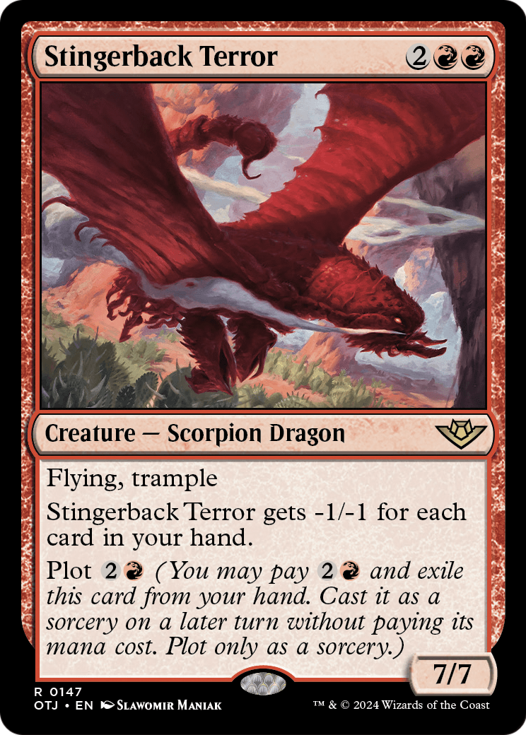 Stingerback Terror (OTJ-147) [Outlaws of Thunder Junction] Foil