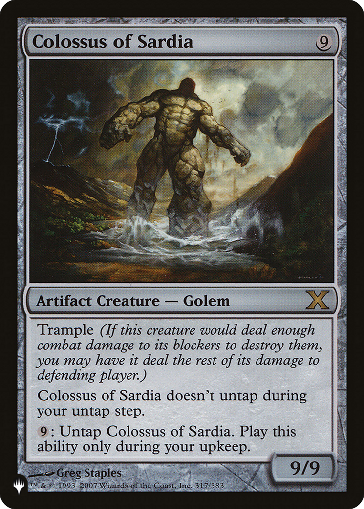 Colossus of Sardia (LIST-317/383) [The List]