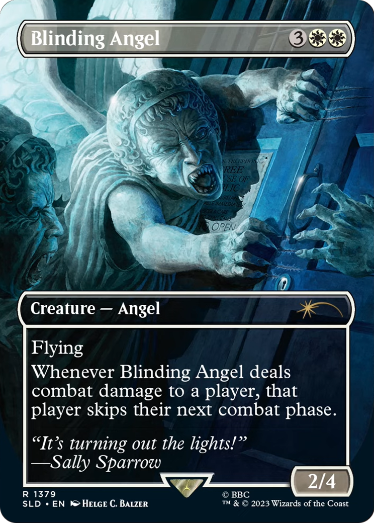 Blinding Angel (SLD-1379) (Borderless) [Secret Lair Drop] Foil