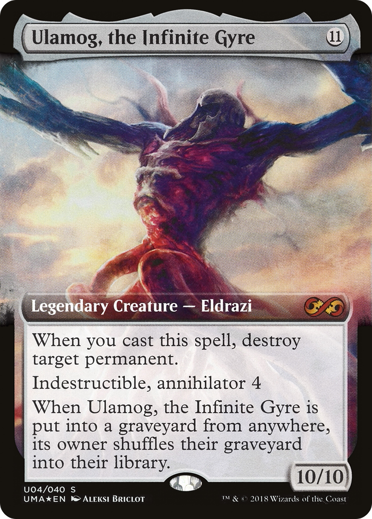 Ulamog, the Infinite Gyre (UMA:BT-U04) (Extended Art) [Ultimate Box Topper] Foil