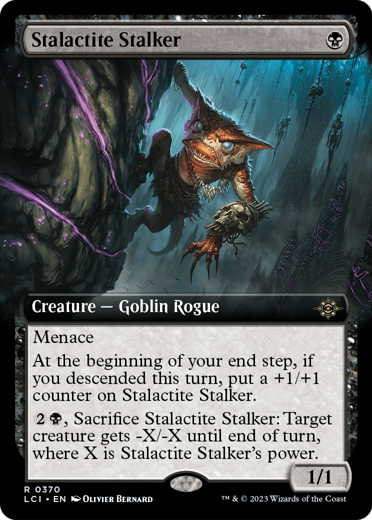 Stalactite Stalker (Extended Art) (LCI-370) [The Lost Caverns of Ixalan]