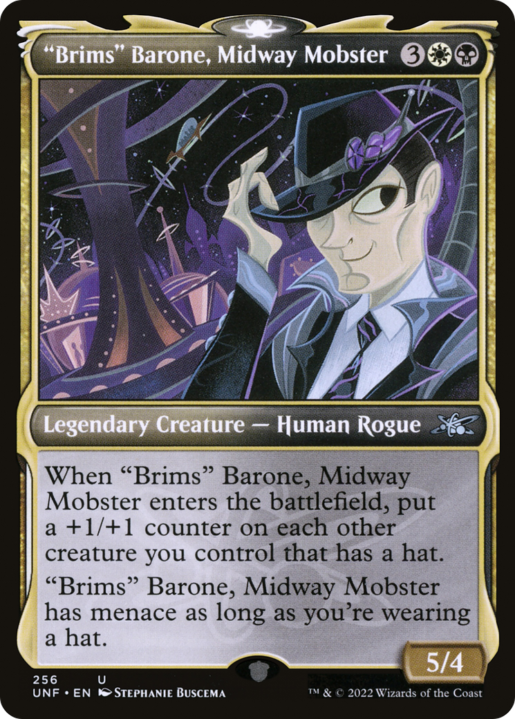 "Brims" Barone, Midway Mobster - Foil - Showcase [Unfinity]