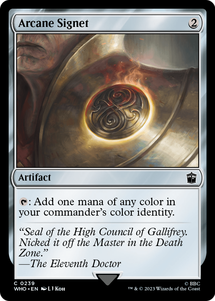 Arcane Signet (WHO-239) [Doctor Who] Foil