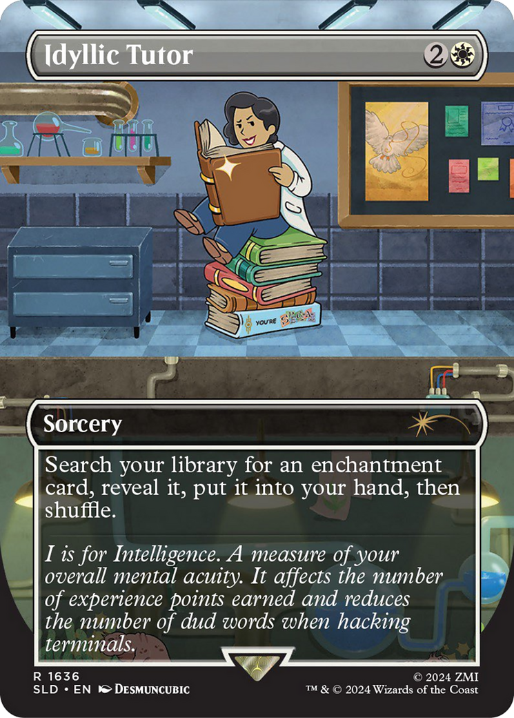 Idyllic Tutor (SLD-1636) (Borderless) [Secret Lair Drop]