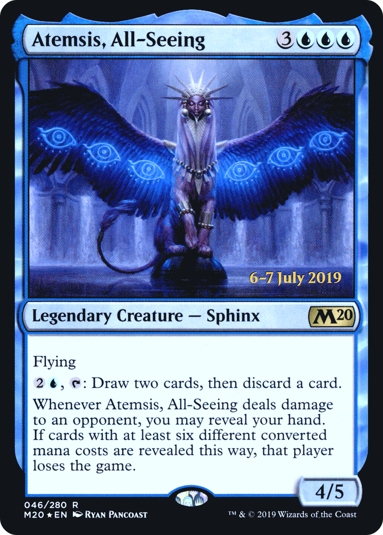 Atemsis, All-Seeing (PRE-046) [Core Set 2020 Promos] Foil