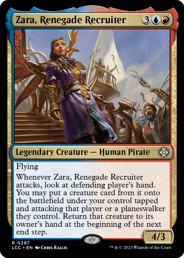 Zara, Renegade Recruiter [Commander: The Lost Caverns of Ixalan]