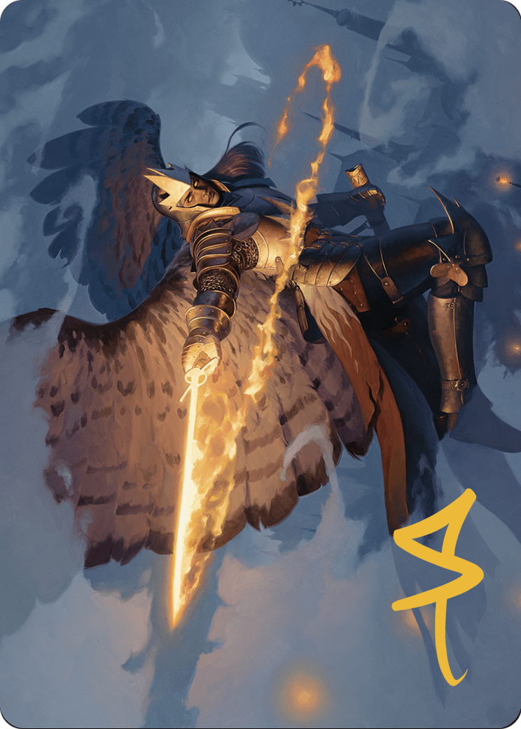 Aurelia's Vindicator // Aurelia's Vindicator (AMKM-001) (Borderless) [Murders at Karlov Manor Art Series]