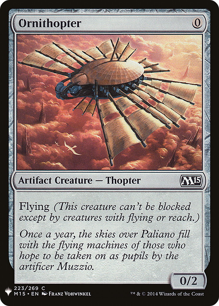 Ornithopter (LIST-223) [The List]