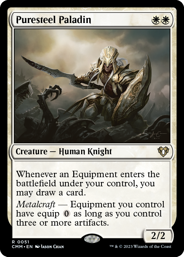 Puresteel Paladin (CMM-051) [Commander Masters]
