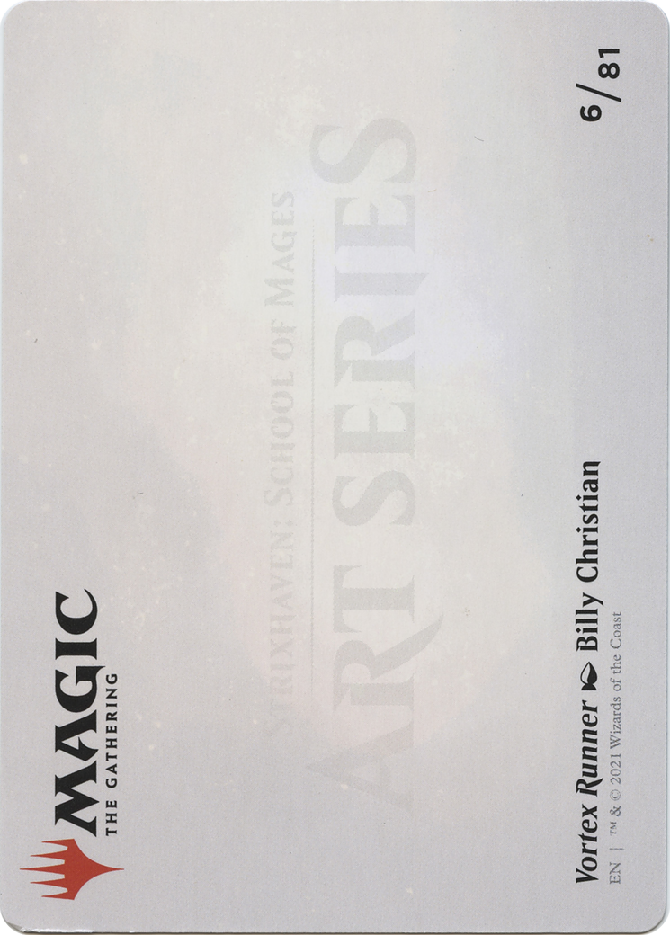 Vortex Runner // Vortex Runner (ASTX-006) (Borderless) [Strixhaven Art Series]
