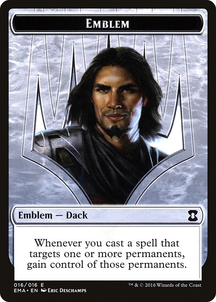 Emblem - Dack Fayden (EMA-016) [Eternal Masters Tokens]