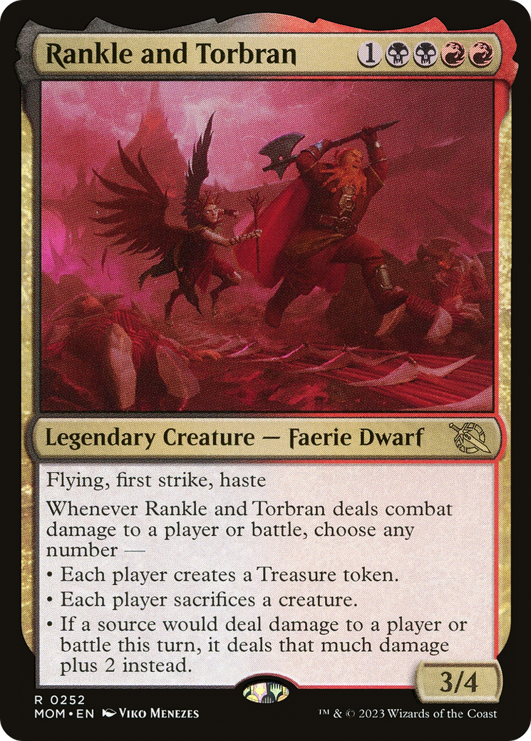 Rankle and Torbran (MOM-252) [March of the Machine] Foil