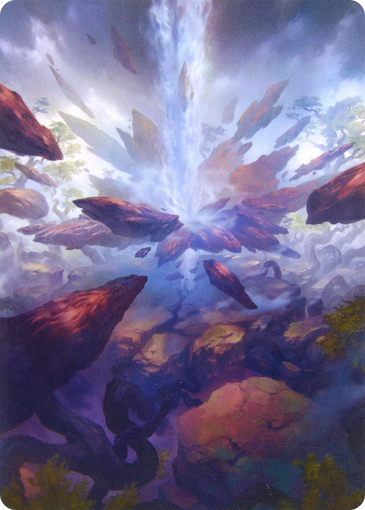 Prismatic Vista // Prismatic Vista (AZNR-035) (Borderless) [Zendikar Rising Art Series]
