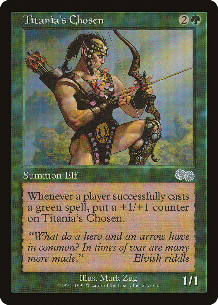 Titania's Chosen (USG-277) [Urza's Saga]