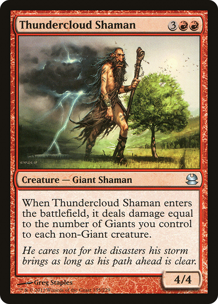Thundercloud Shaman (MMA-135) [Modern Masters] Foil