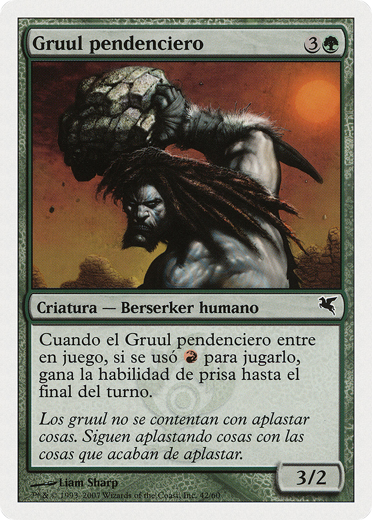 Gruul Scrapper (Italian) - "Attaccabrighe Gruul" (PSAL-I42) [Salvat 2005]