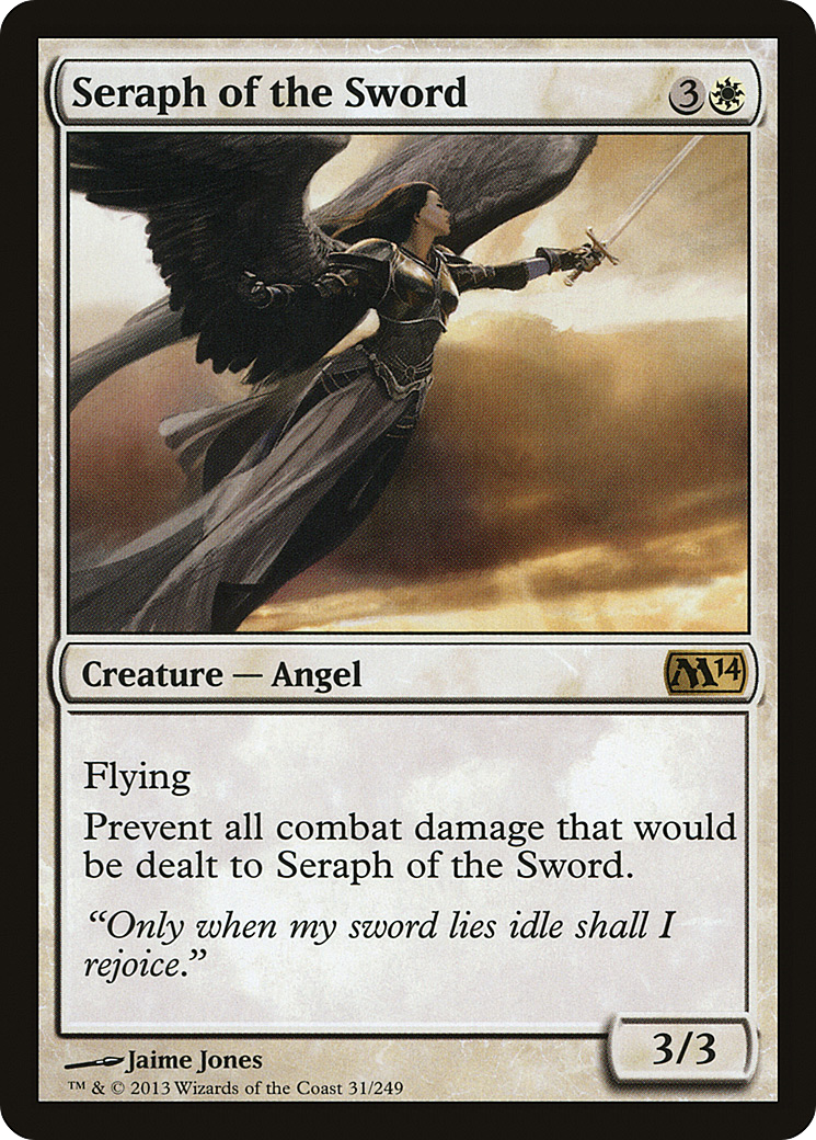 Seraph of the Sword (M14-031) [Magic 2014] Foil