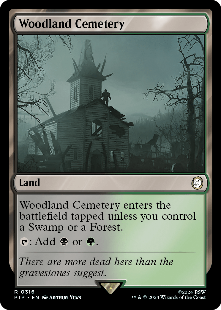 Woodland Cemetery (PIP-316) [Fallout] Foil