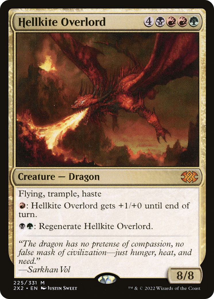 Hellkite Overlord (2X2-225) [Double Masters 2022]