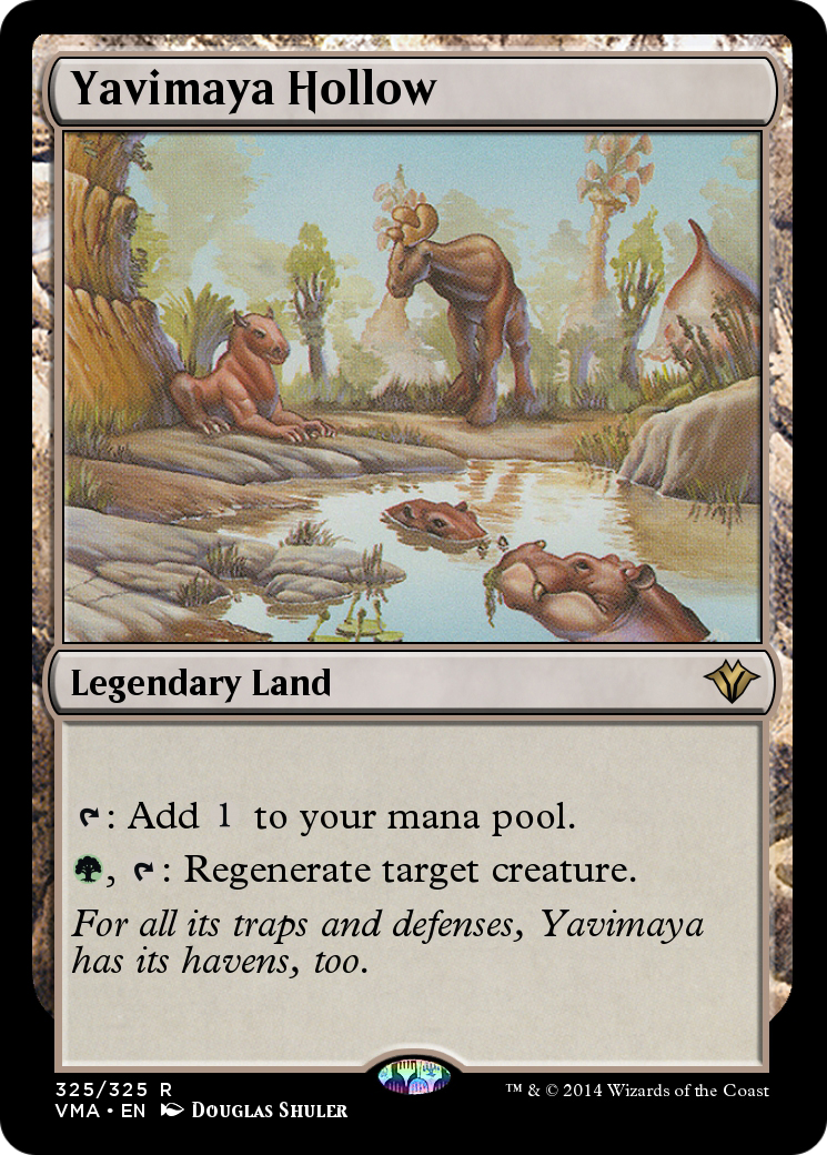 Yavimaya Hollow (VMA-325) [Vintage Masters] Foil