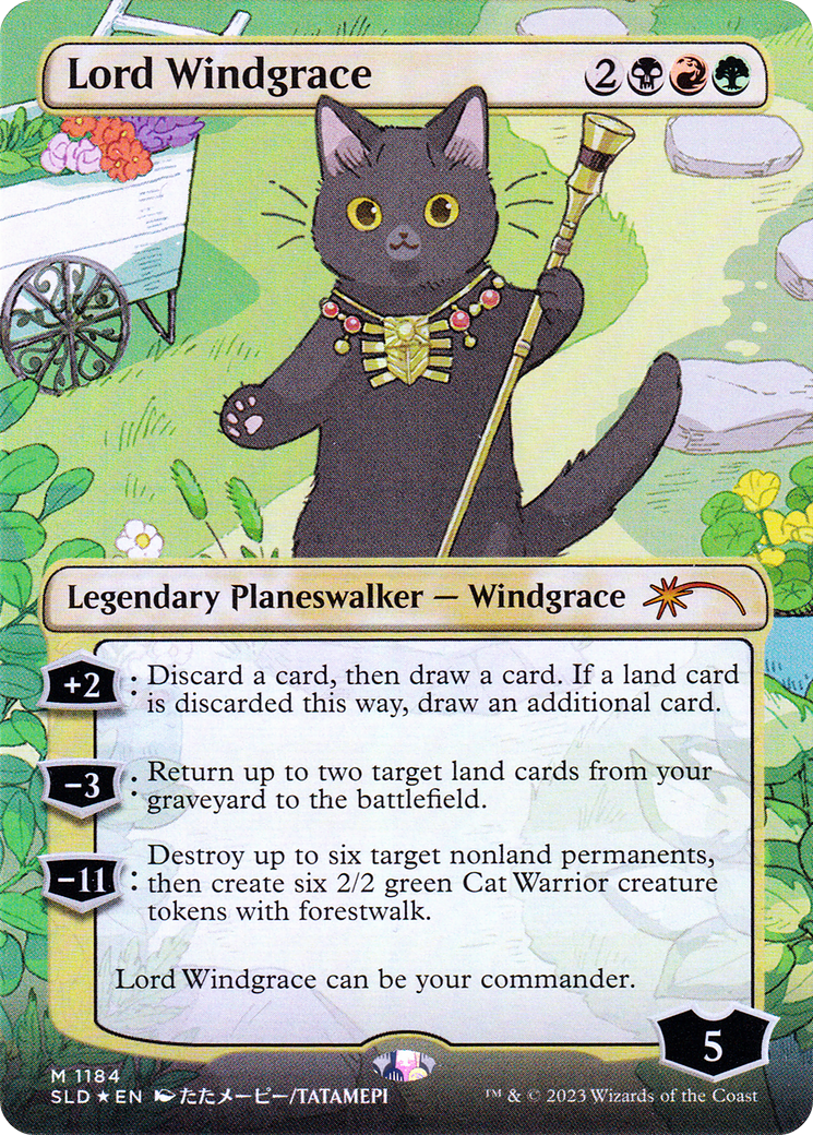 Lord Windgrace (SLD-1184) (Borderless) [Secret Lair Drop] Foil