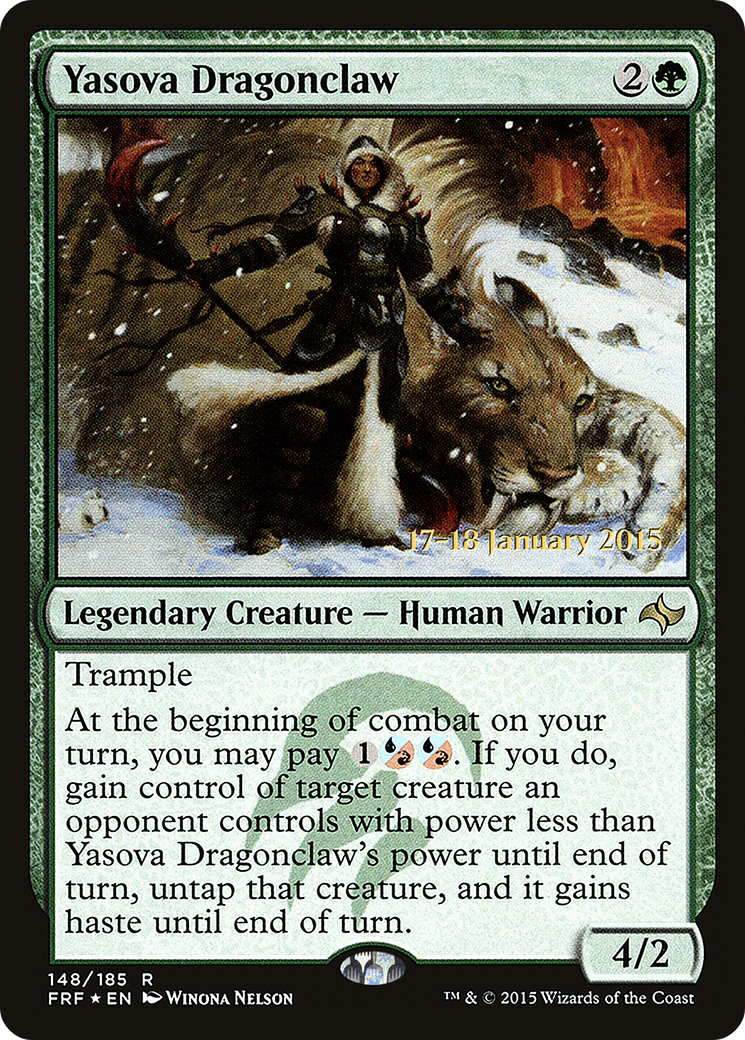 Yasova Dragonclaw (PRE-148) [Fate Reforged Promos] Foil
