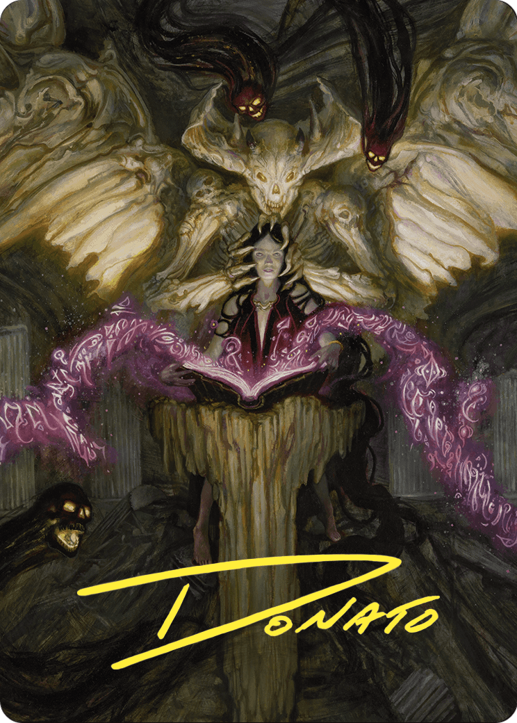 Demonic Tutor // Demonic Tutor (ACMM-064) (Borderless) [Commander Masters Art Series]