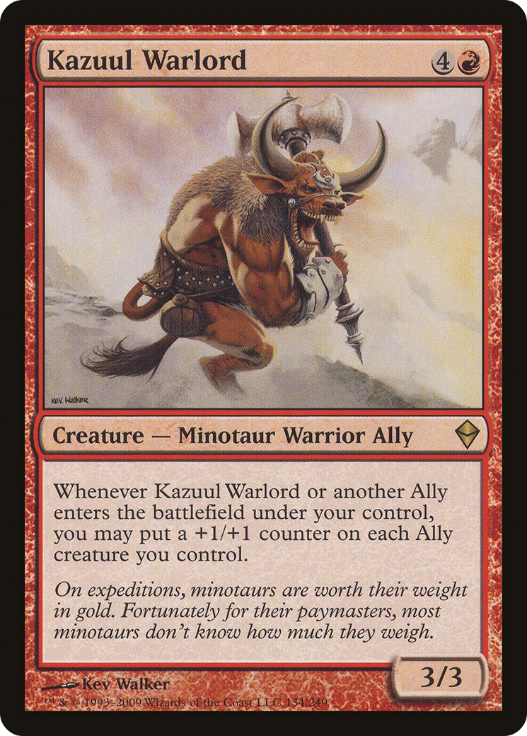 Kazuul Warlord (ZEN-134) [Zendikar] Foil