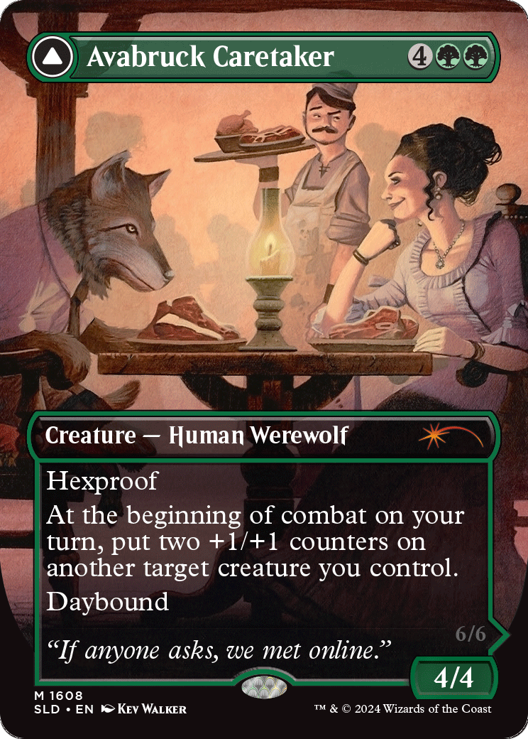 Avabruck Caretaker (SLD-1608) (Borderless) [Secret Lair Drop]