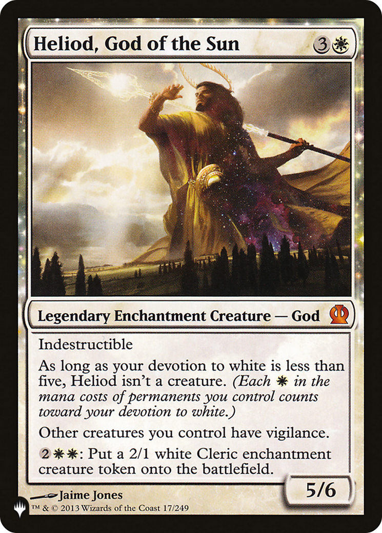 Heliod, God of the Sun (LIST-17/249) [The List]