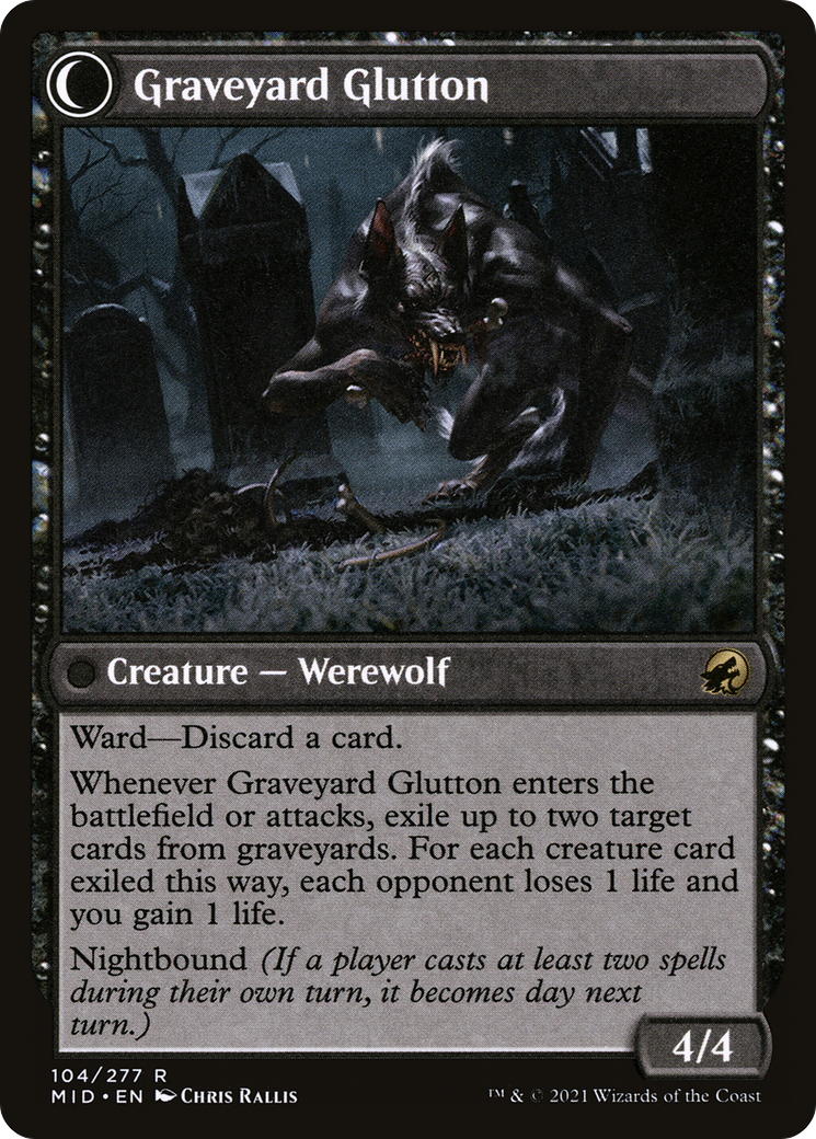 Graveyard Trespasser (MID-104) [Innistrad: Midnight Hunt]