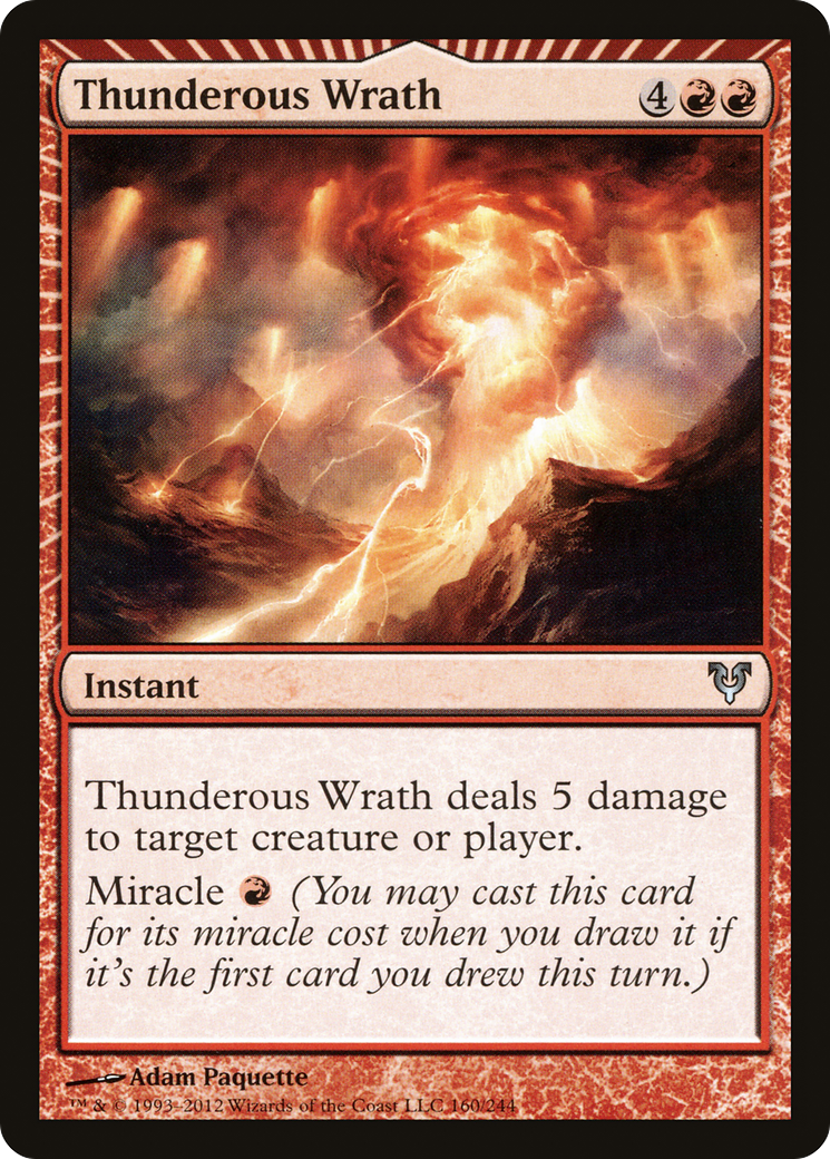 Thunderous Wrath (AVR-160) [Avacyn Restored]