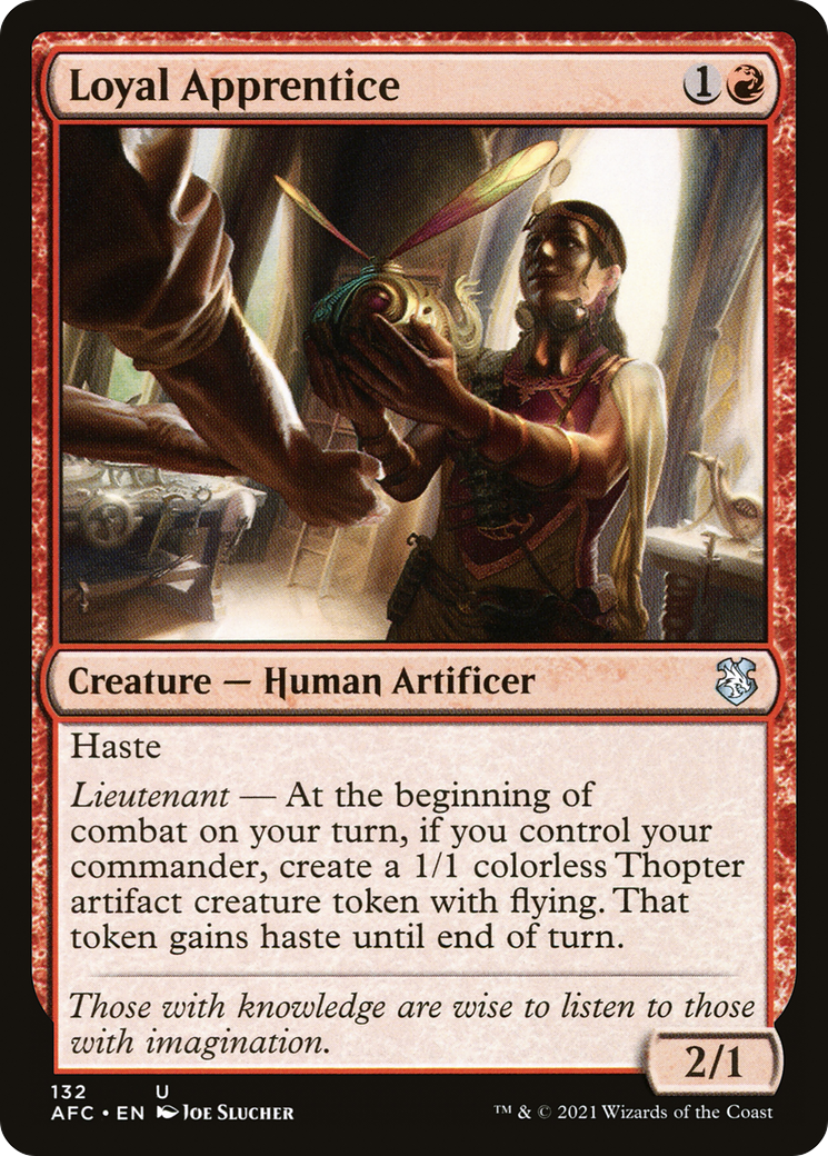 Loyal Apprentice (AFC-132) [Forgotten Realms Commander]