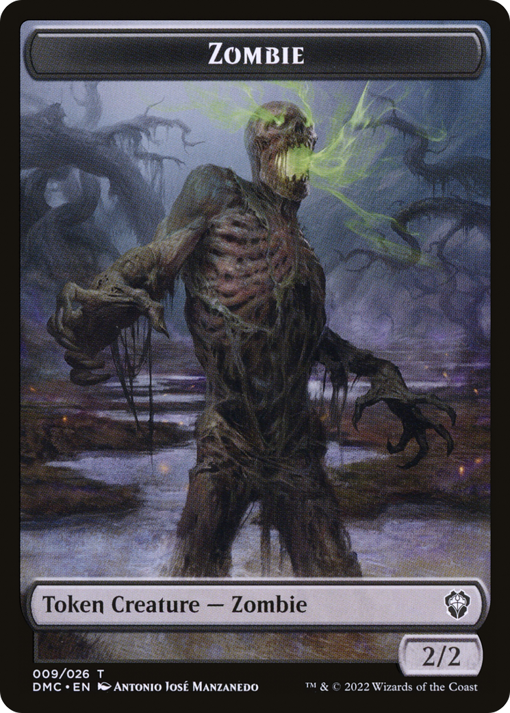 Zombie Token (DMC-009) [Dominaria United Tokens]