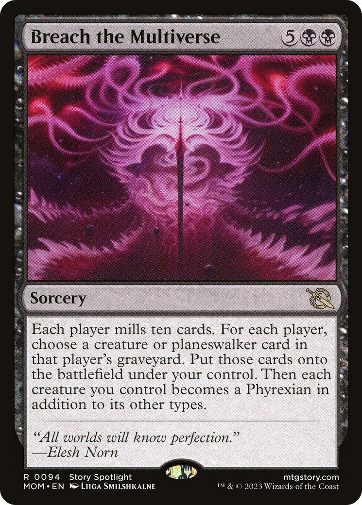 Breach the Multiverse (MOM-094) [March of the Machine] Foil