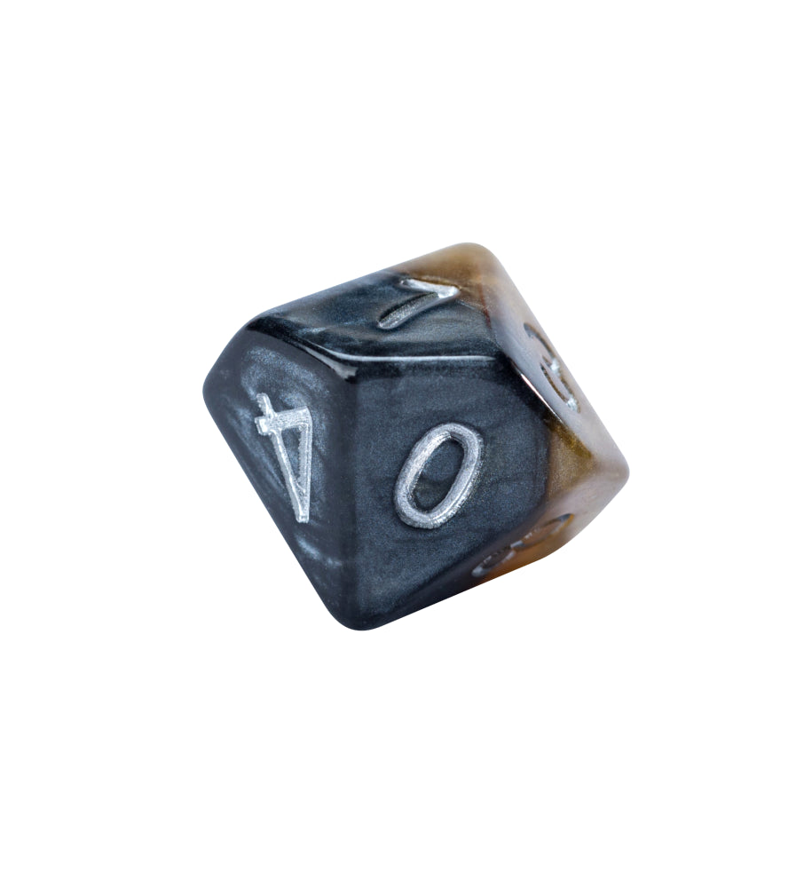Game Keeper's Dice - Halfsies Dice - 'DaVinci' - 10d10 Dice Set