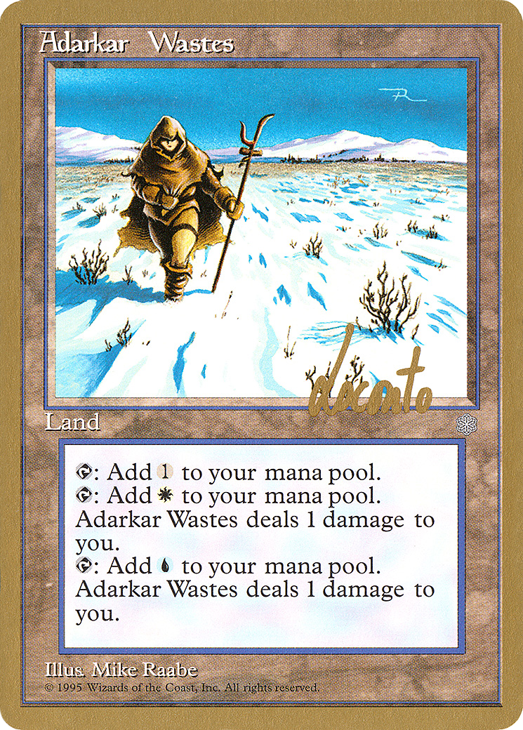 Adarkar Wastes - 1996 Michael Loconto (ICE) (WCD-ML351) [Pro Tour Collector Set]