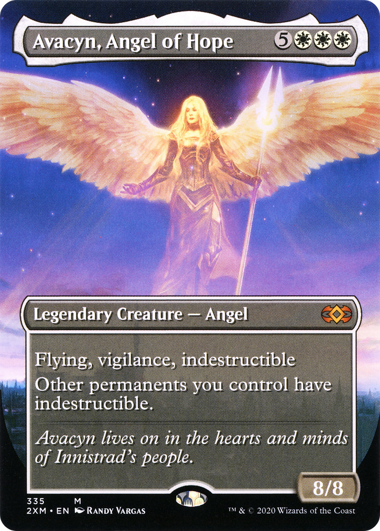 Avacyn, Angel of Hope (Borderless) (2XM-335) [Double Masters] Foil