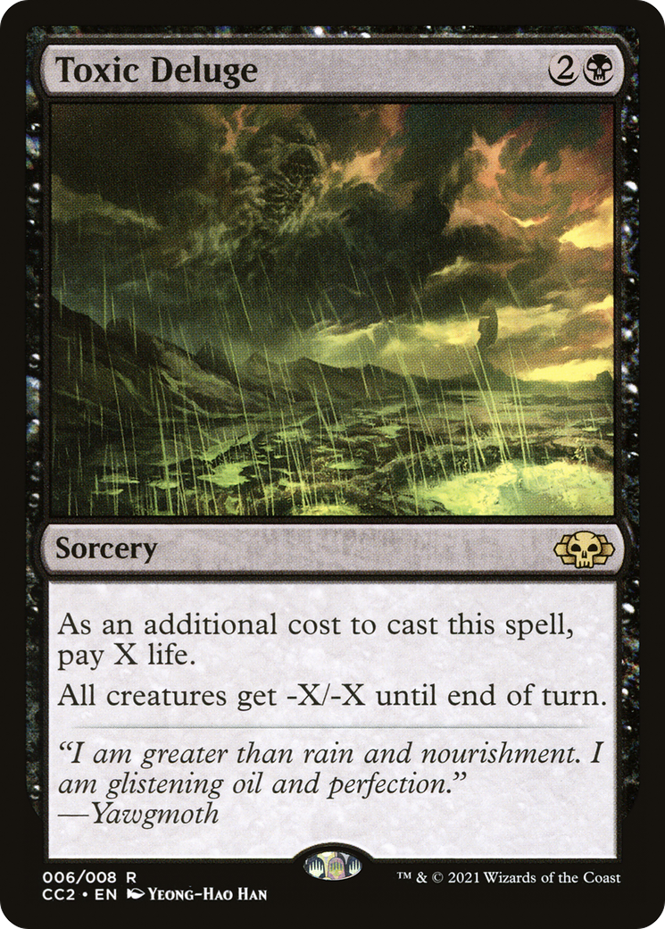 Toxic Deluge (CC2-006) [Commander Collection: Black] Foil