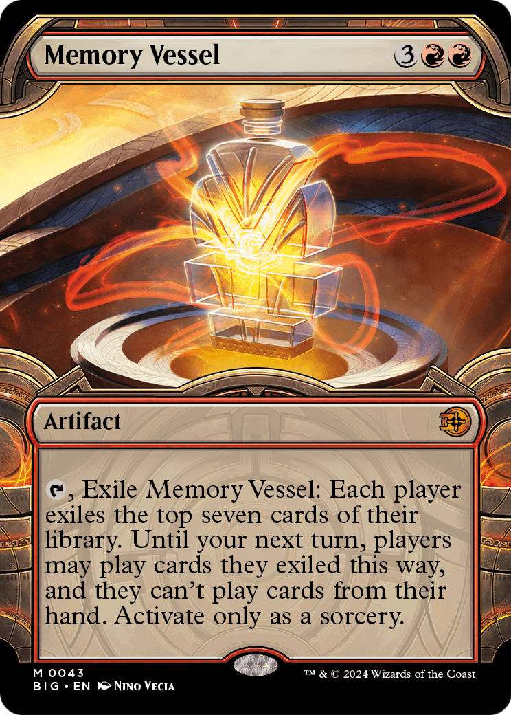 Memory Vessel (Showcase) (BIG-043) [The Big Score] Foil