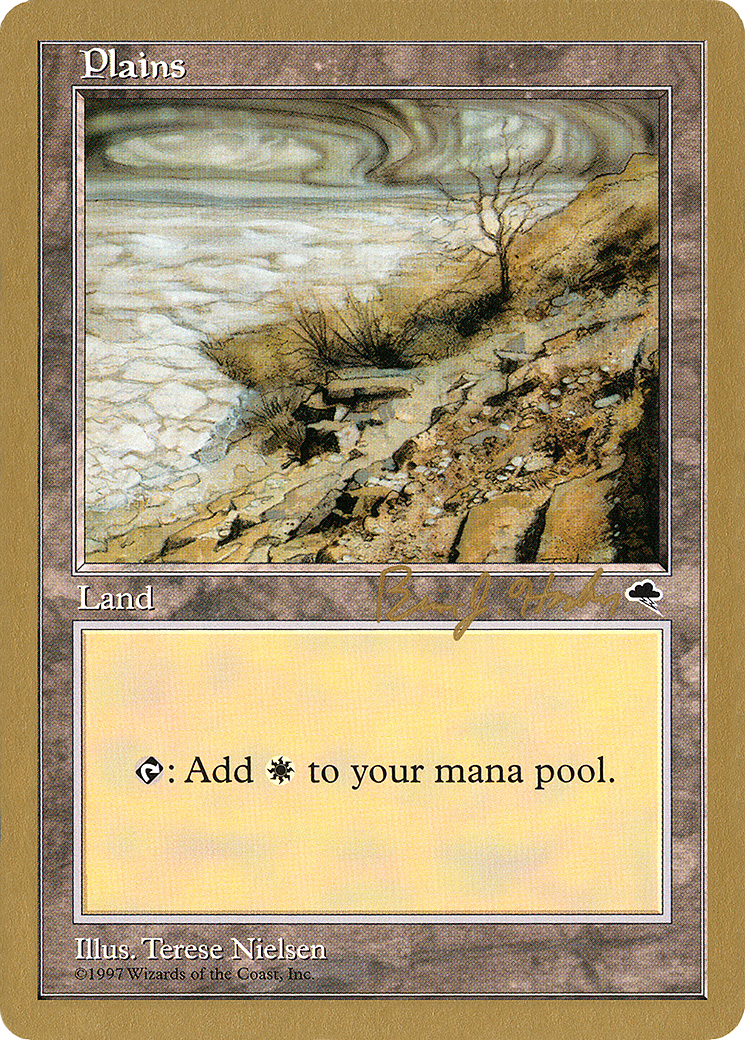 Plains (Dead Tree) - 1998 Brian Hacker (TMP) [World Championship Decks 1998]