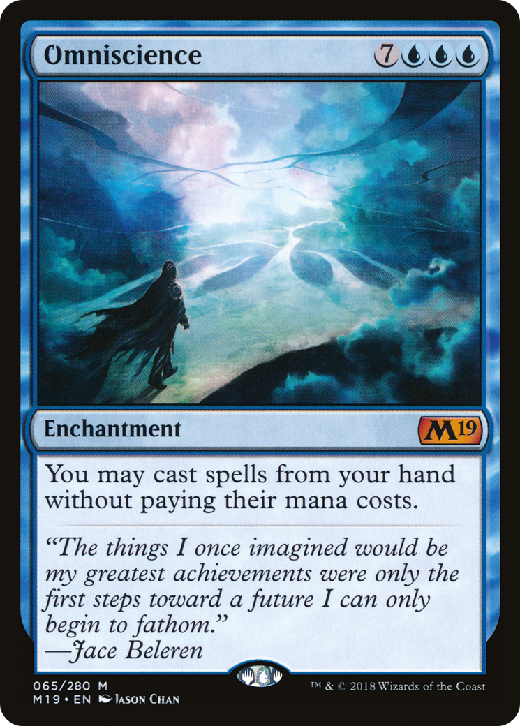 Omniscience (M19-065) [Core Set 2019] Foil