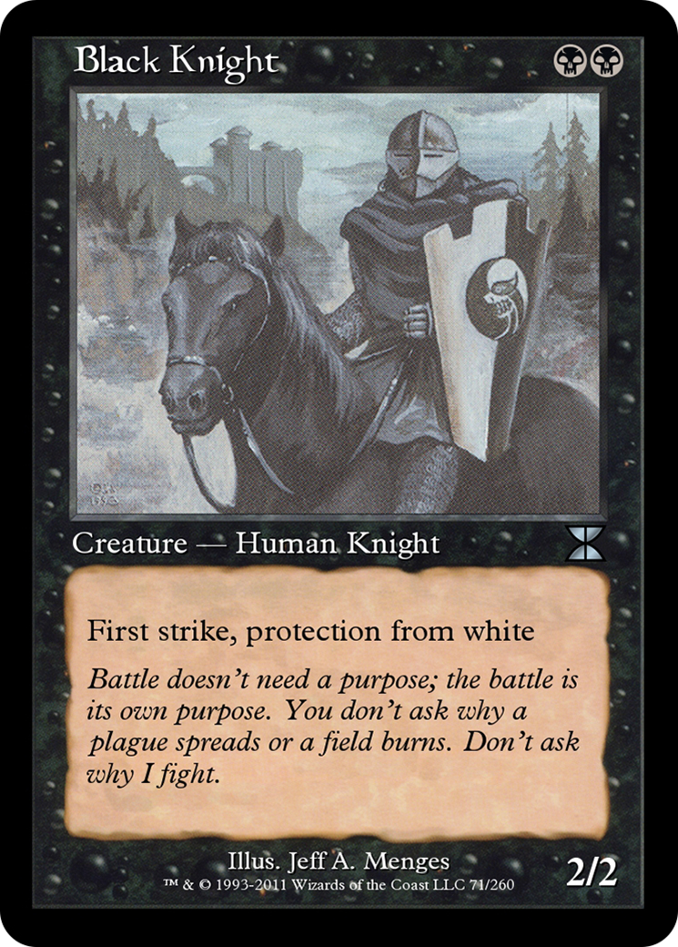 Black Knight (ME4-071) [Masters Edition IV] Foil