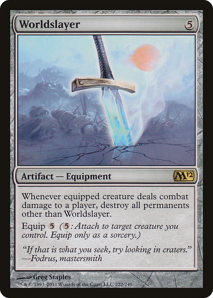 Worldslayer (M12-222) [Magic 2012] Foil
