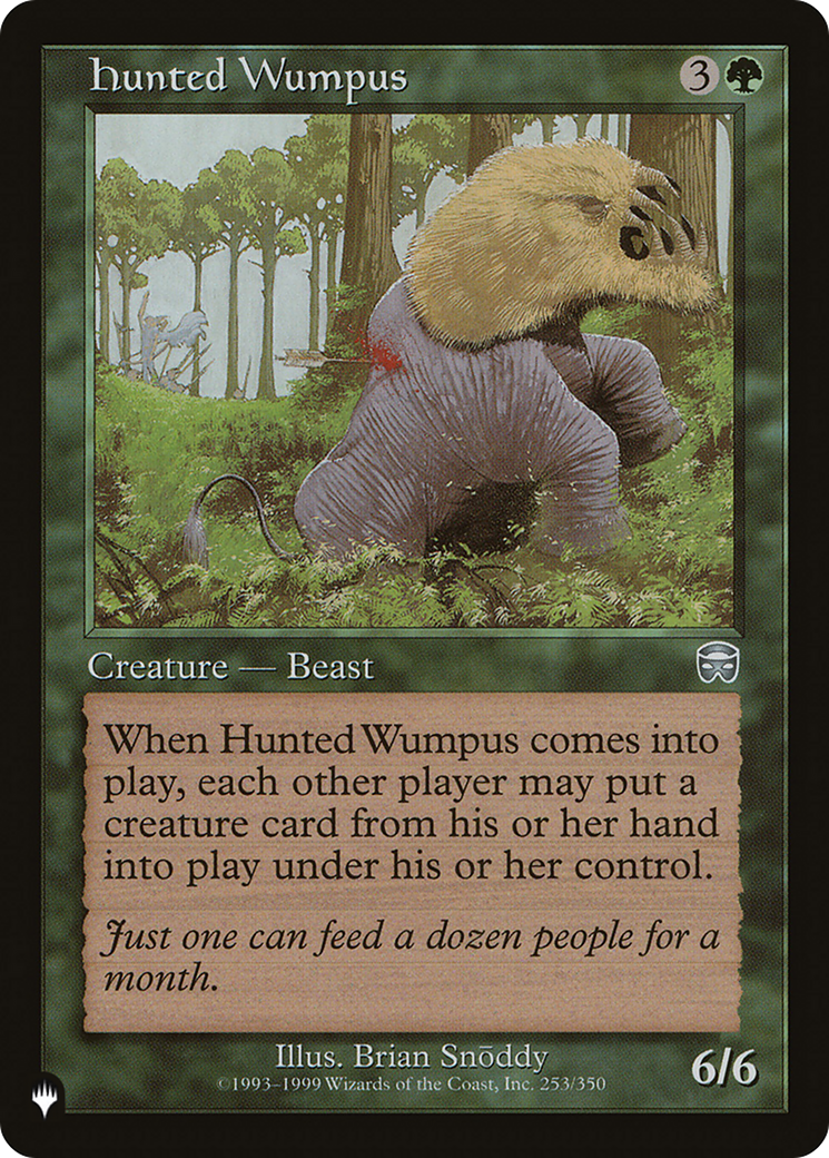 Hunted Wumpus (LIST-253/350) [The List]