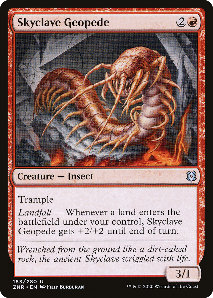 Skyclave Geopede - Foil [Zendikar Rising]