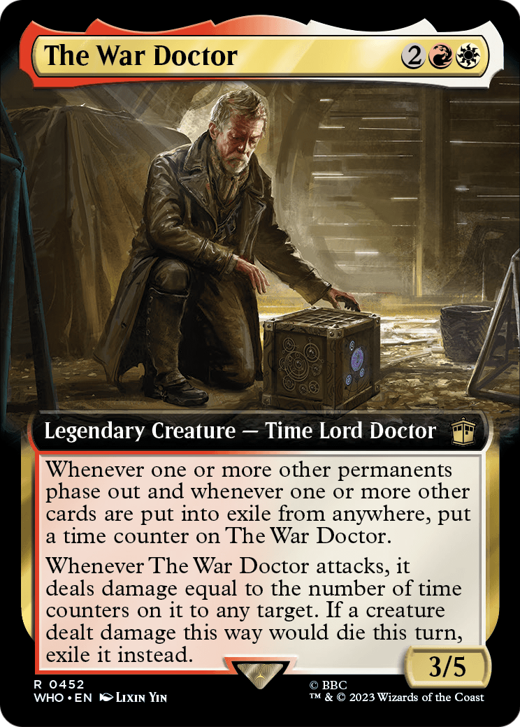 The War Doctor (Extended Art) (WHO-452) [Doctor Who]
