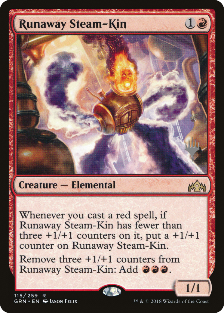Runaway Steam-Kin (PPM20-115) [Promo Pack: Guilds of Ravnica Promos]