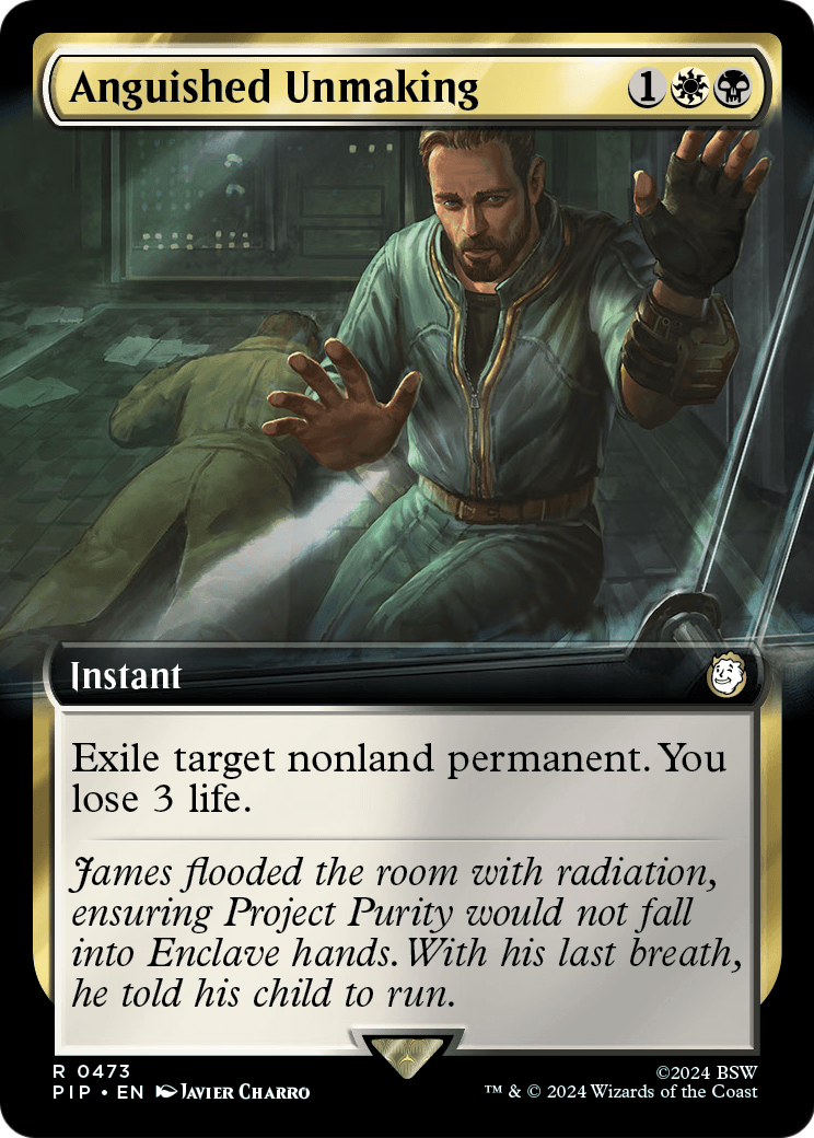 Anguished Unmaking (Extended Art) (PIP-473) [Fallout]