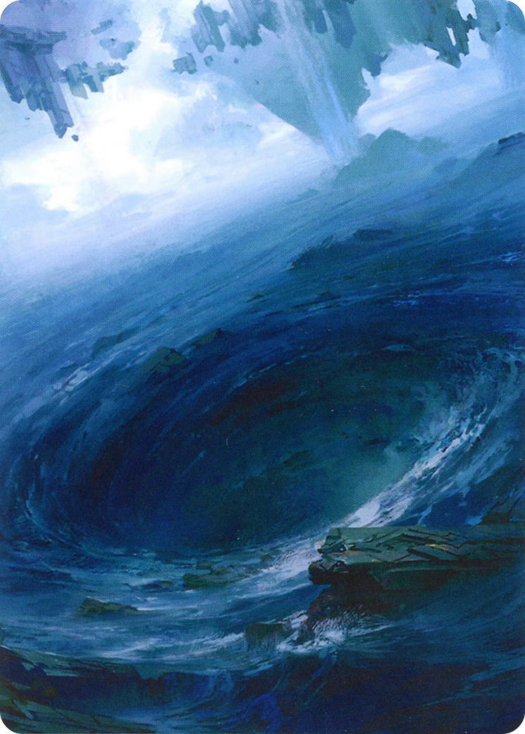 Island // Island (AZNR-012) (Borderless) [Zendikar Rising Art Series] Foil